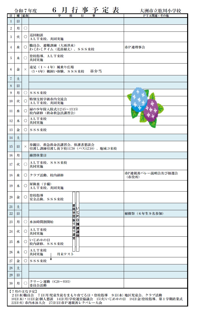 ６月