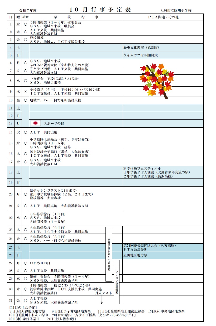 10月